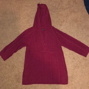 Burgundy sweater
